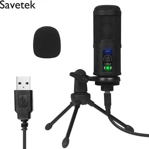 USB Microphone Professional Condenser Microphones For PC Computer Laptop Recording Studio Singing Gaming Streaming Mikrofon Vlog