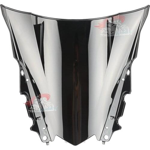 ABS Black Smoke Racing Windscreen Windshields For Yamaha YZF R25 2014 2015 2016 & R3 2015 2016