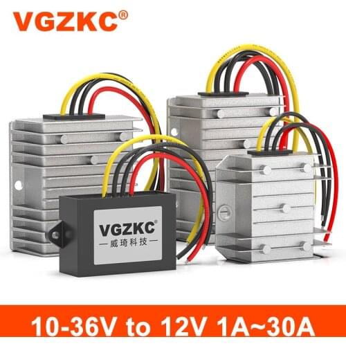 12V-24V to 12V 1A 2A 3A 5A 8A 10A 12A DC power regulator-converter, 10-36V to 12V DC power regulator module