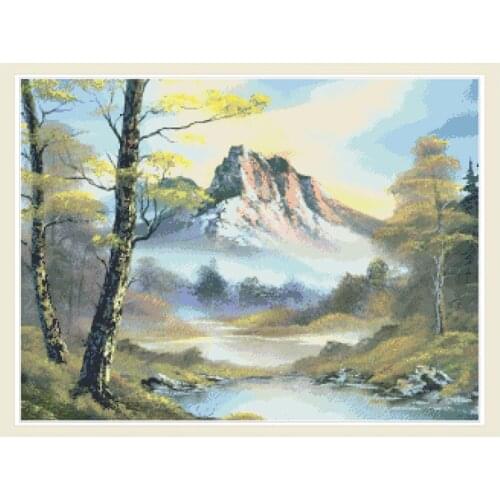 Wonderland in Dreams Cross Stitch Kits Printed Counted Embroidery Set 11CT 14CT DIY Handmade Needlework Home Decoration Painting