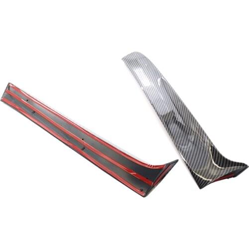 Rear Roof Window Spoiler Wing Custom Parts Car-Styling for VW Golf 7 R Variant Wagen 2014 2015 2016 2017 Carbon Fiber Texture