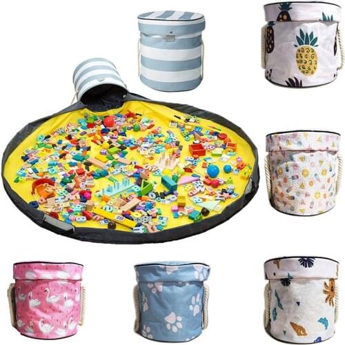 Cross-border hot-selling childrens toy Storage bag fast toy storage bucket childrens storage bag factory spot