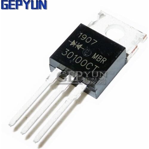 10PCS MBR30100 MBR30100CT TO220 TO-220 MBRF30100CT Gepyun