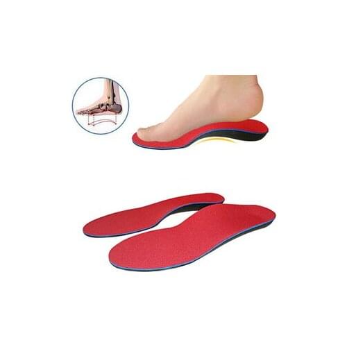 100pairs Orthopedic Insoles Doctors recommend Best Material EVA Orthotic Insole Flat Feet Arch Support shoes pad freeshipping