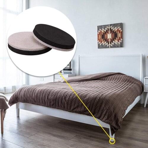 12PCS Furniture Sliders Felt Sliders Furniture Pads for Hardwood Floors and All Hard Surfaces