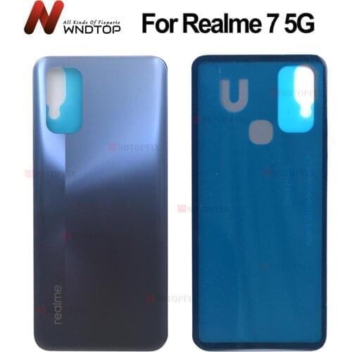 6.5"For Oppo Realme 7 5G Back Housing Back Cover Battery Case For Realme 7 5G Battery Cover Replacement
