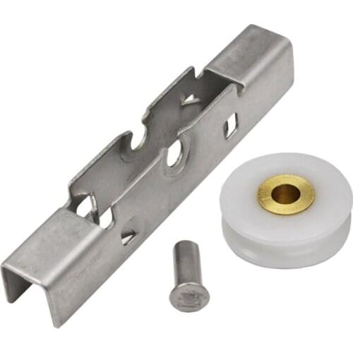 Window roller sliding door plastic steel window pulley concave sliding door wheel muted roller household hardware part