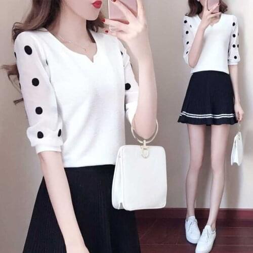 Blouse Women Chiffon Shirt Half Sleeve Summer Clothes T-shirt Short Sleeve Chiffon Shirt Womens Shirt Blusas Mujer De Moda