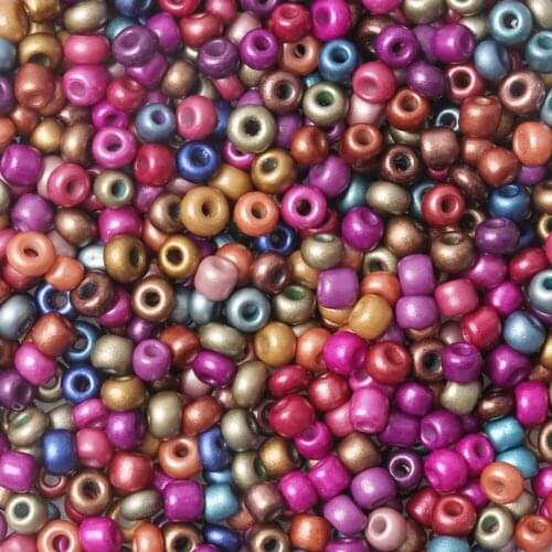 Czech Charm Glass Seed Beads 2/3/4mm Mix Color Round Hole Spacer Beads For DIY Bracelet Earring Necklace Jewelry Making