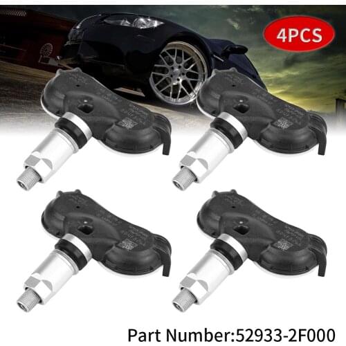 4pcs/Set TPMS Tire Pressure Sensor for Hyundai Accent Equus Genesis Sonata Tucson Kia Rio Borrego Spectra Sportage 52933-2F000