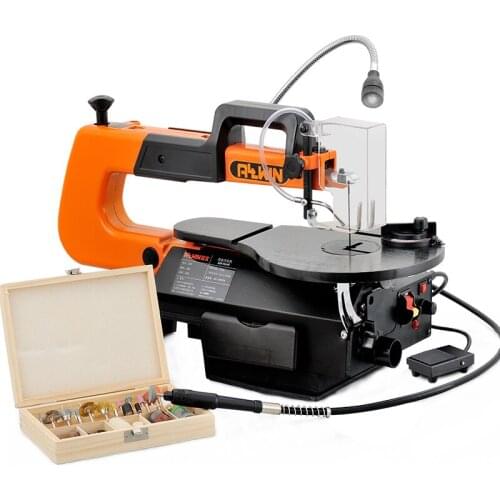 Electric Jig Saw Desktop Woodworking Wire Sawing Machine Carving Machine Speed Adjustable Cutting Machine SSA16L-VR