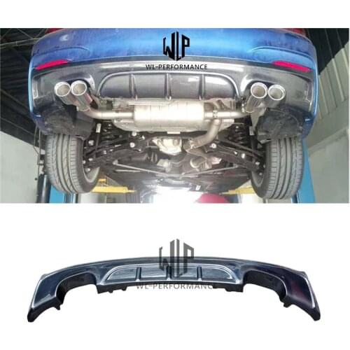 F22 2 Series MP Stlye High Quality Carbon Fiber Auto Car Rear Lip Aprons Splittter For BMW F22 Car Body Kit 2014-UP
