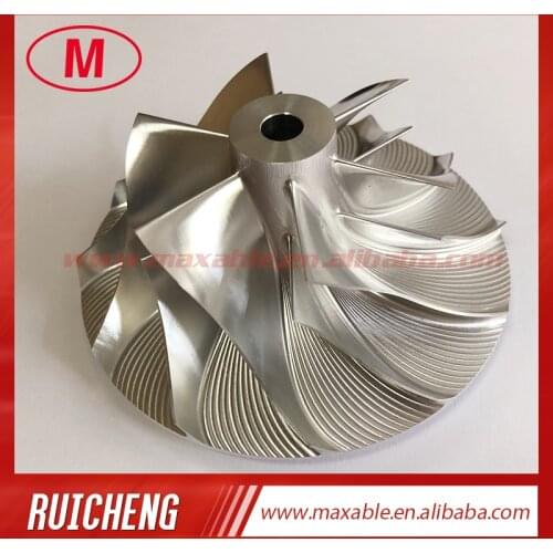 HX55 3593686 66.92/99.01mm 6+6 blades Turbo billet/milling/aluminum 2618 compressor wheel for 4044319/4044840/4047075/4044198