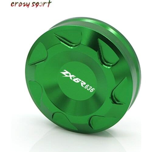 Front Brake Fluid Reservoir Cover Cap For KAWASAKI ZX6R NINJA 2005-2017 2016 ZX-6R ZX 6R Motorcycle Accessories