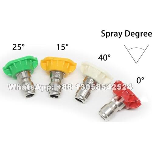 Pressure Washer Spray Nozzles Set, 1/4" Quick Nozzle Tips, Car Washer Quick Disconnect Nozzle, Quick Release Spray Nozzle