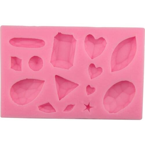 Irregular Crystal Sugar Clay Silicone Mold DIY Chocolate Cake Handmade Molds Resin Jewelry Making Mold Supplies