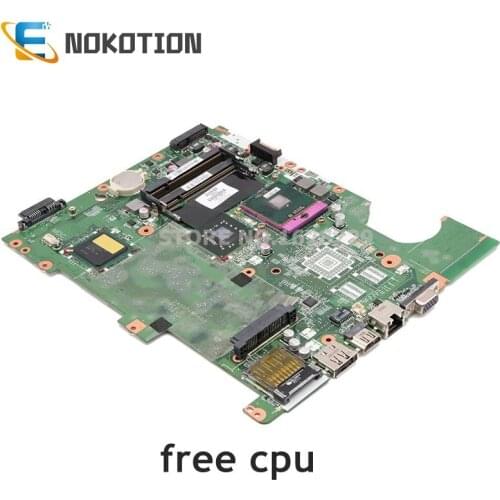 NOKOTION 578053-001 577997-001 517835-001 DA00P6MB6D0 For HP G61 CQ61 Series Laptop Motherboard GL40 DDR2 free cpu