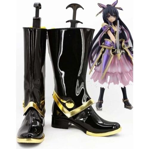 Customized Date A Live Yatogami Tohka cosplay shoes anime boots