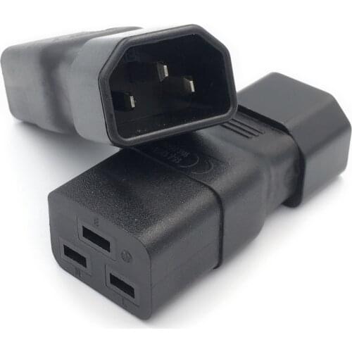PDU PSU APC UPS IEC C14 male to C19 adapter, IEC C19 to C14 adapter PLUG Computer room server power conversion adapter
