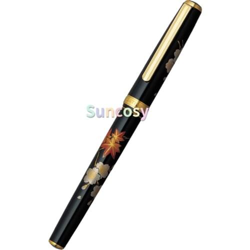 Platinum Original Fountain Pen PTL-12000, 18K Gold Nib Traditional Art Stationery Maki-e Zen, Office Signature pen