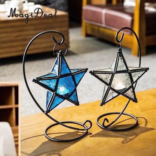 Tealight Candle Holder Centerpiece Candlestick Weding Nordic Home Decoration Accessories Modern Moroccan Decor Oil Lamp Baul XX