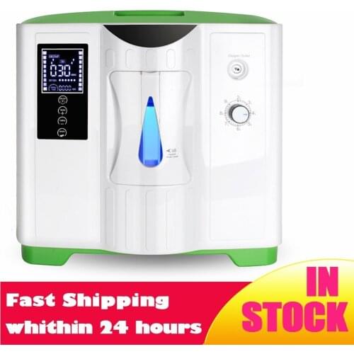 Medical 2-9L Household Portable Oxygen Concentrator Low Operation Noise Oxygen Generator HD LED Double Oxygene Machine