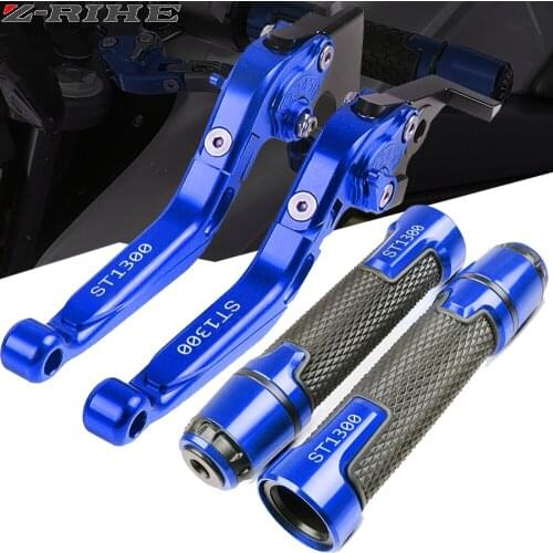 For Honda ST1300 ST1300A ST 1300 A 2003-2007 Motorcycle Adjustable Folding Extendable Brake Clutch Levers Handlebar Hand Grips