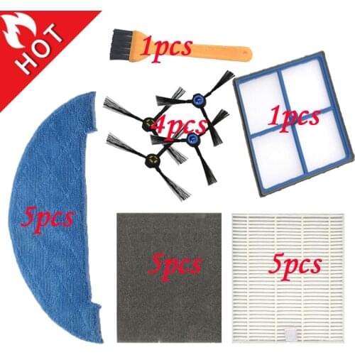 Robot Vacuum Cleaner HEPA Filter side brush mop for ilife V8 V8s X750 A7 X800 X785 V80 Robotic Vacuum Cleaner Parts Accessories