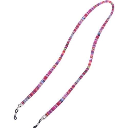 Y166 Ethnic Style Multi Color Glasses Rope 6mm Sunglasses Neck Cord Strap Eyeglass String Holder