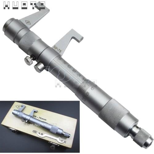 50-75mm Accuracy 0.01mm Inside Screw Gauge Metric Internal Micrometers Carbide Measuring Tools