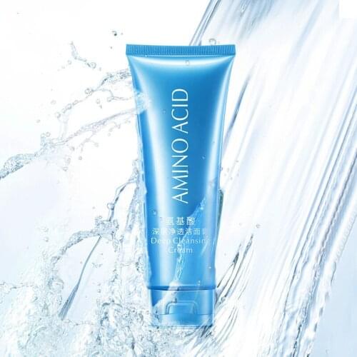 Amino Acid Moisturizing Facial Pore Cleanser Face Washing Product Face Skin Care Anti Aging Wrinkle Treatment Cleansing