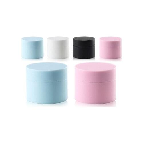 Wholasale 5/15ml frost cream box great blue bottle cream pink cosmetic bottle separate packing box makeup cosmetic container