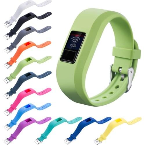 Silicone Watch Band Strap Replacement For Garmin Vivofit JR JR2 Junior Fitness