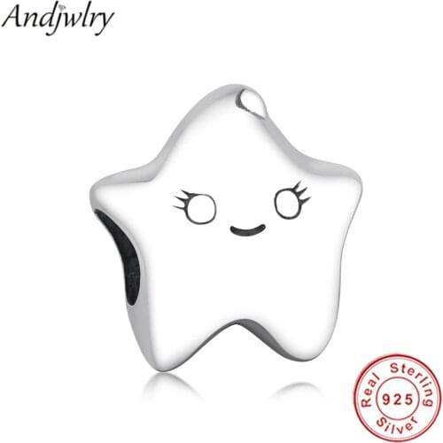 100% 925 Sterling Silver Isa the Star Charm Fit Original Pandora Charms Bracelet Beads 925 Silver Jewelry Women Berloque