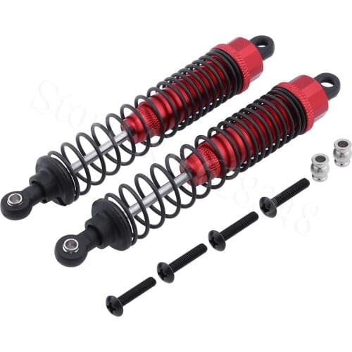 2PCS Oil Filled Alum Rear Shock Absorber Assembled For RC 1:10 Himoto E10XT E10XTL Katana Truggy Parts 33006