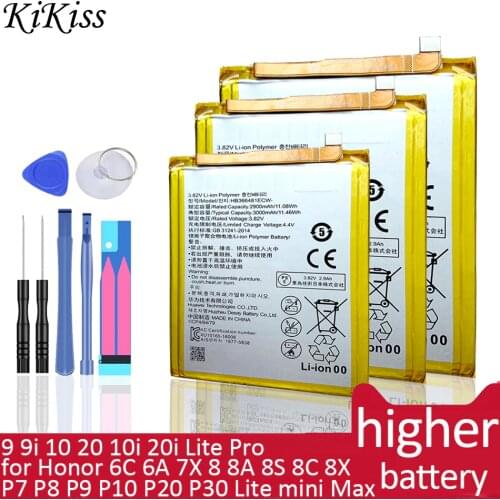 Battery For Huawei P6 P7 P8 P9 P10 P20 P30 Lite mini Max Plus Pro 2017/ P6-U06 p6-c00/ Honor 7X 8 8A 8S 8C 8X 9 9i 10 Lite Pro