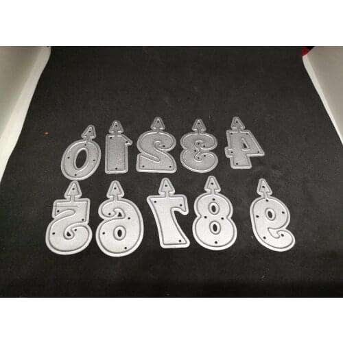 Birthday candle Metal Cutting Dies Stencils for DIY Scrapbooking/photo album Decorative Embossing DIY Paper Cards