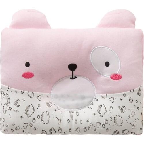 Baby Pillow Breathable Cotton Protect Head Newborn Cartoon Infant Shaping Nursing Pillows for Kids 0-2 Years Old