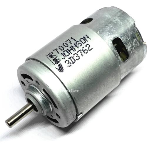 JOHNSON RF-775 DC 6V 12V 24V Motor DIY model tool 18V 15000 rpm micromotor