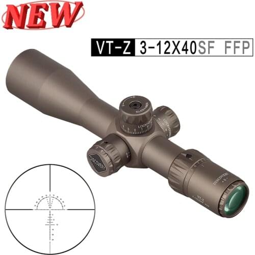 Discovery VT-Z FFP 3-12X40SF Cheap Compact Scope First Focal Plane Riflescope Glass Etched Reticle Hunting Sight 150Joules .22LR