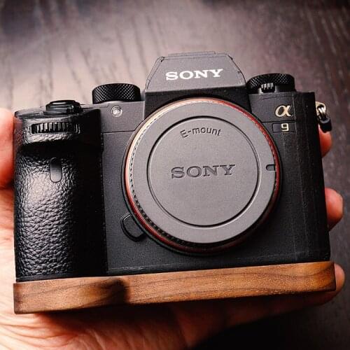 Walnut Wooden Wood Hand Grip Plate Bracket For Sony a9 A7m3 A7RIII ILCE-7RM3 A7R MKIII
