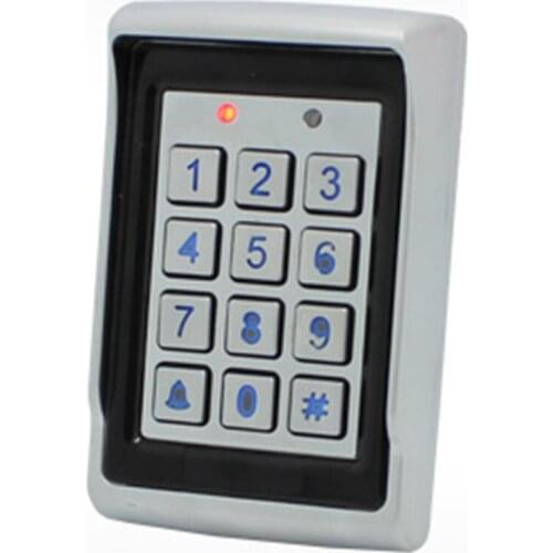 500User Password&ID Card Metal Access Control System With Backlid