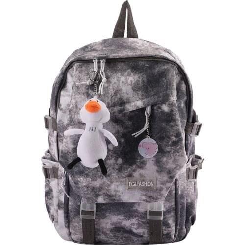 Fashion backpack men women cute big college student teenage girls school shoulder bag casual sports travel backpacks nylon new
