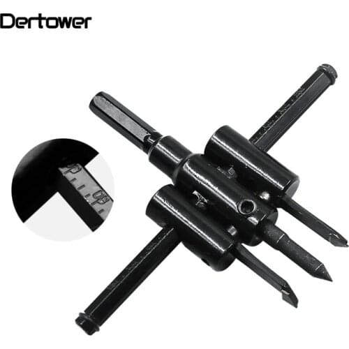 Alloy 120mm/200mm Drills Adjust Wood Circle Hole Saw Cutter Tool Kit Set Cordless Drill Bit For Woodworking