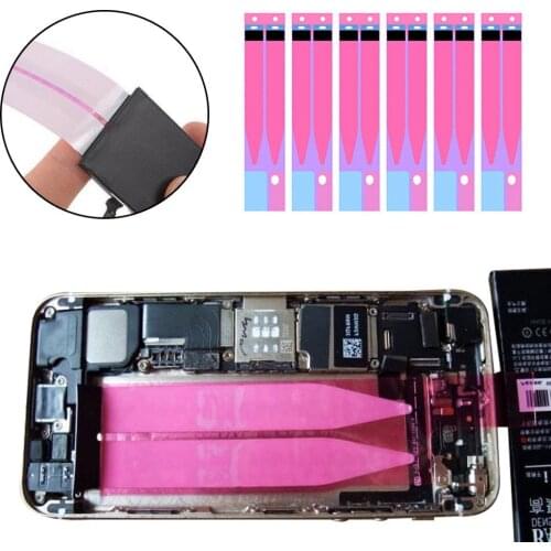 5PCS Battery Adhesive Sticker For iPhone 6s 7Plus 8P 11 Pro Max XS Max XR X Double Tape Pull Trip Grue Phone Replacement Part