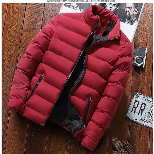New Fashion Brand Men Casual Hooded Parka Winter Men Fashion Patchwork Cotton Slim Fit Coat Thick Warm Hommes Zipper Jacket