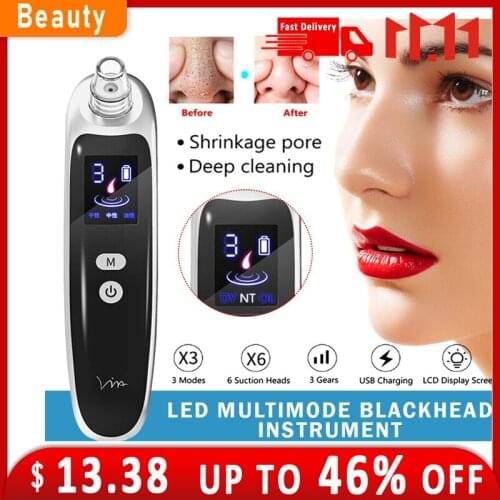 Vacuum Blackhead Remover Electric Face Cleaner Skin Care Products Blackhead Acne Cleansing Suction Machine Beauty Products