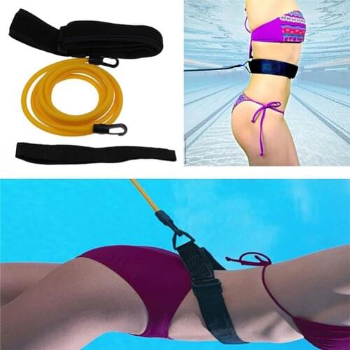 Adjustable Adult Kids Swimming Training Safety Resistance Belt Exercise Rope for swim training and exercise