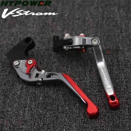 !With Logo CNC Golden Motorcycle Brake Clutch Levers For Suzuki DL650 V-STROM DL 650 VSTROM 2004-2010 2005 2006 2007 2008 2009