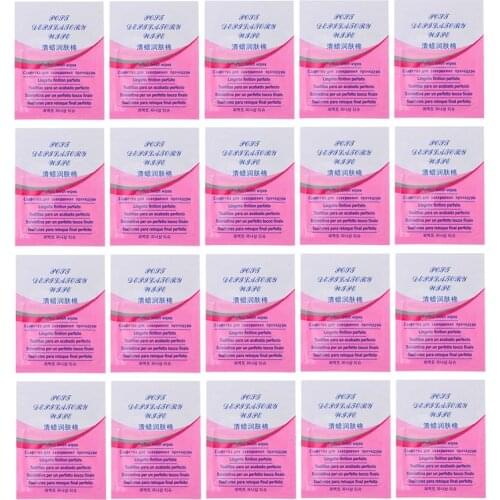 20pcs Wax Removing Wet Tissues Efficient Depilation Wax Cleaning Skin Wet Wipe Safe Comfortable Wax Removing Tissue Wax Wipe